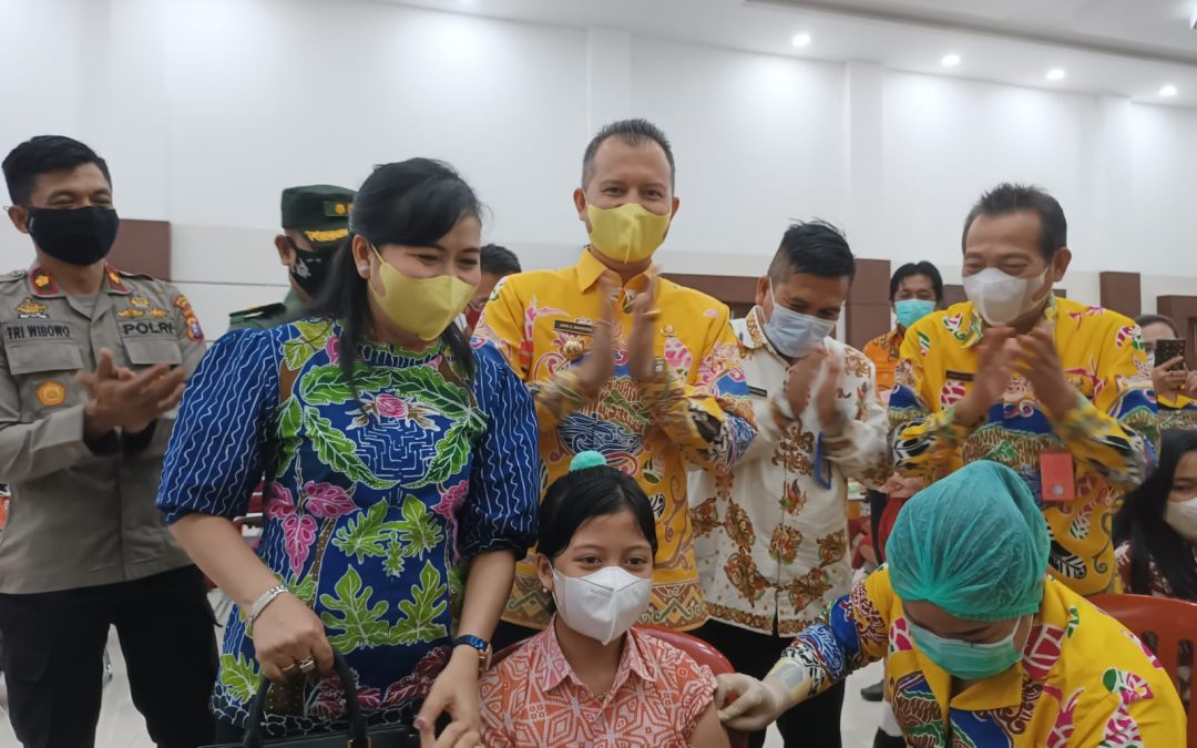 Bupati Gumas Hadiri Kegiatan Pencanangan BIAN Kabupaten Gunung Mas 2022